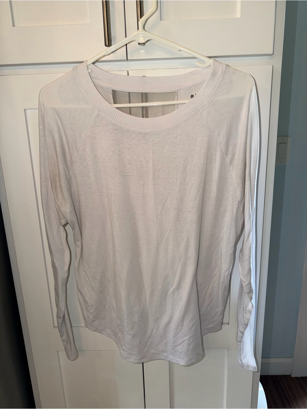 Athleta White Long Sleeve Women’s Top